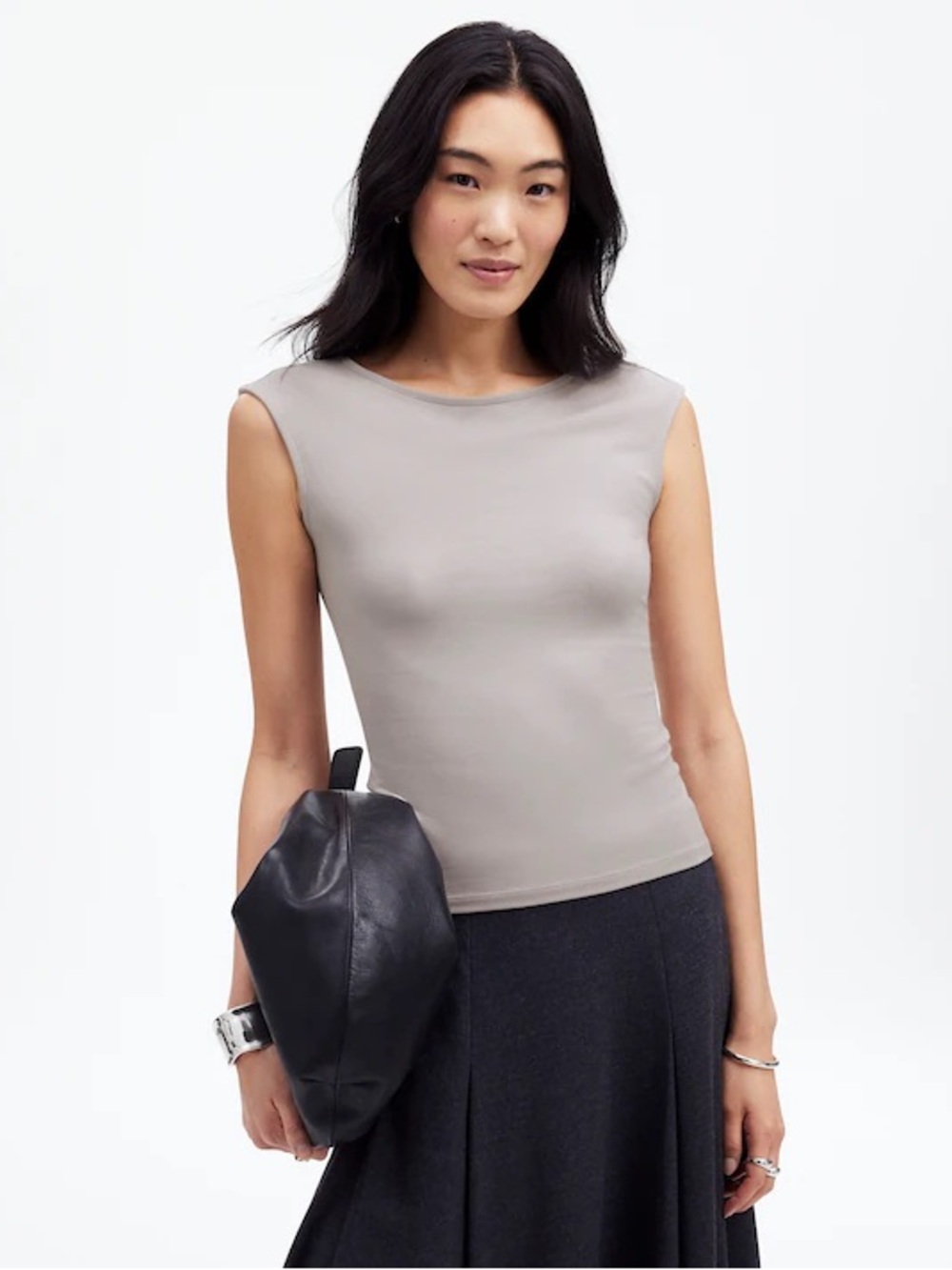 Madewell Scoopneck Cap-Sleeve Tee Size S